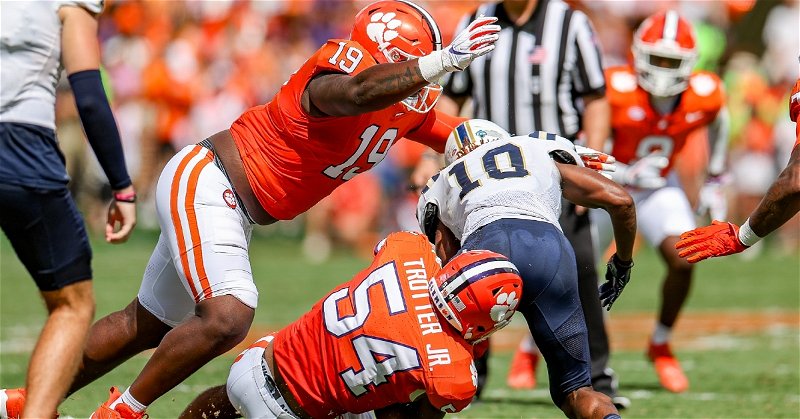 Clemson continued a downward move in the polls with a No. 22 ranking for the Coaches.