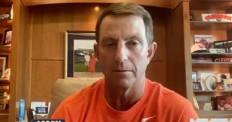Clemson head coach Dabo Swinney notched his 166th victory overall at Clemson against Notre Dame over the weekend, a school record.