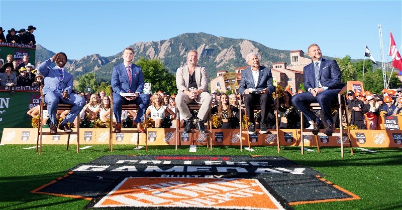 This is a file photo from the Boulder stop recently, but ESPN's GameDay made a first trip to Duke's campus this Saturday. (Photo: Andrew Wevers / USATODAY)