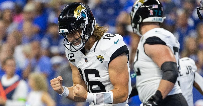 Trevor Lawrence and the Jaguars took another step towards a more long term future for him in Jacksonville.  (Photo: Trevor Ruszkowski / USATODAY)