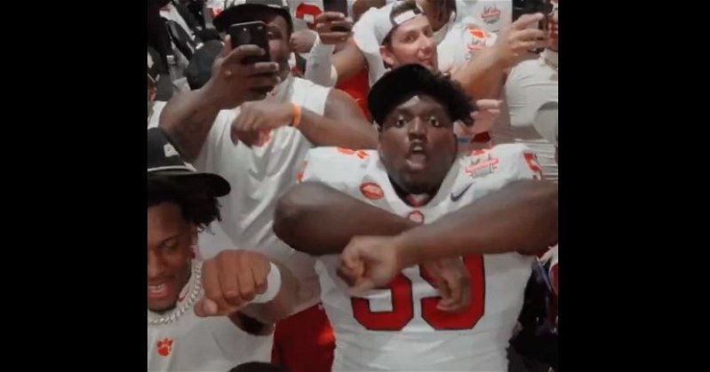 WATCH: Clemson dances in locker room after Gator Bowl win