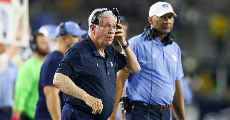 UNC's Mack Brown says the Tigers have awakened, look like a playoff team