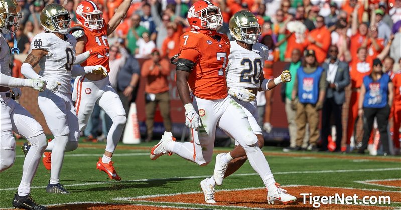 Clemson improved to 5-3 all-time against Notre Dame.