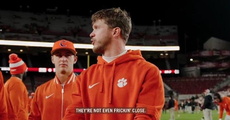 Clemson's pregame speeches were intense before the 16-7 win at South Carolina.