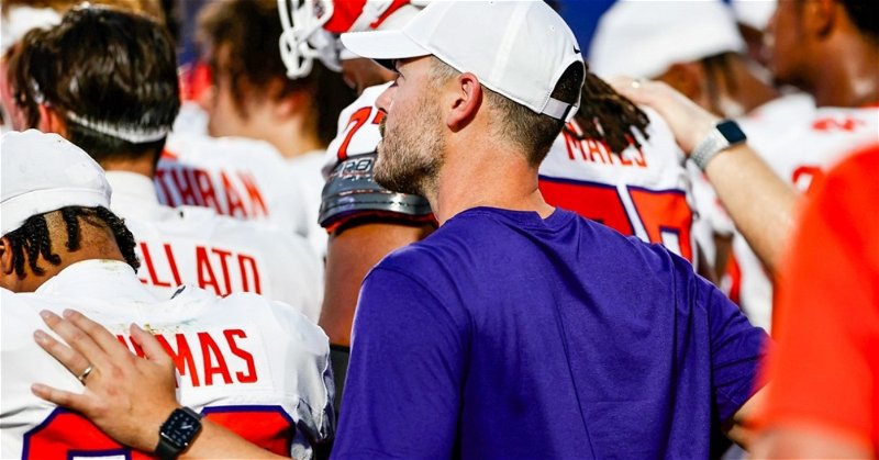 Clemson fell from a No. 9 preseason ranking to No. 21 with the Coaches Poll.