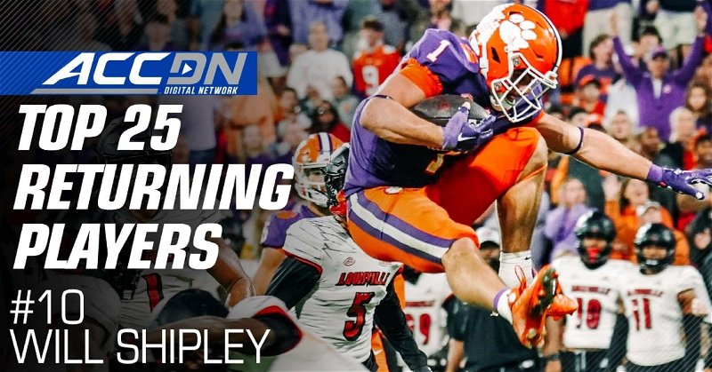 WATCH: Will Shipley ranked #10 ACC player of 2023