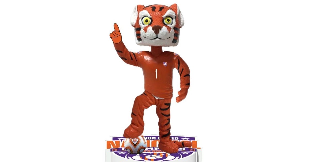 The Tiger Clemson Tigers Mascot Bobbleheads – National Bobblehead HOF Store