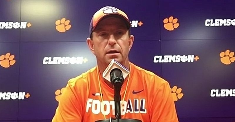 Clemson's head coach delivered the latest update before gameday with No. 4 FSU in Death Valley