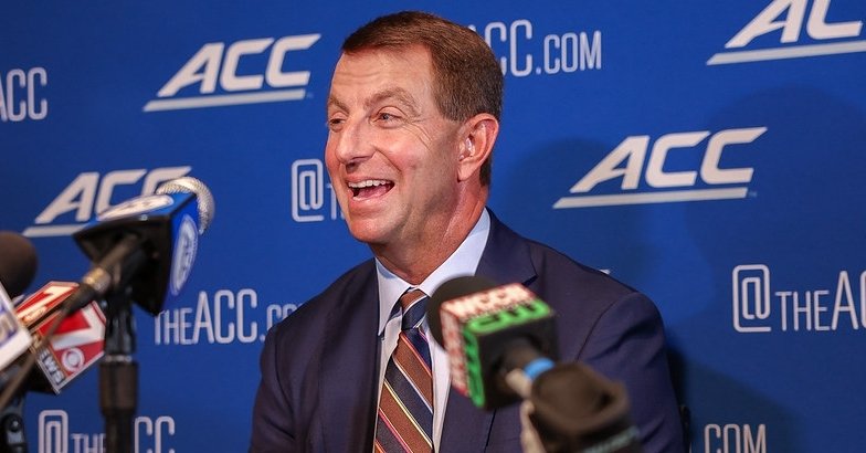 Clemson coach Dabo Swinney is confident in his roster, and he will have a shot at a Playoff return with an ACC championship contention. 