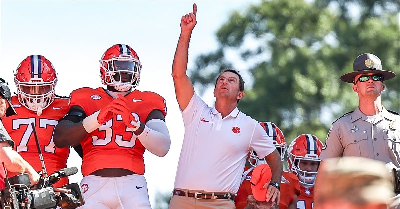 Clemson coach Dabo Swinney says the hard times have shown him who is with him and the program.