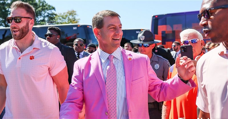 Swinney watched football during bye, says it's part of being in a 