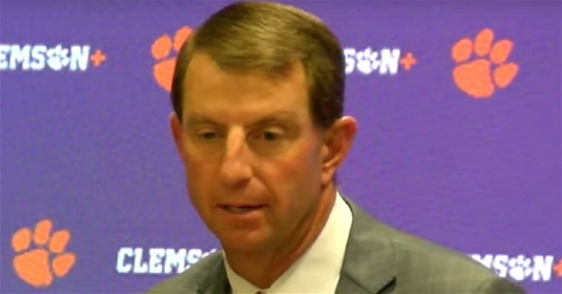 WATCH: Dabo Swinney reacts to overtime loss to Florida State