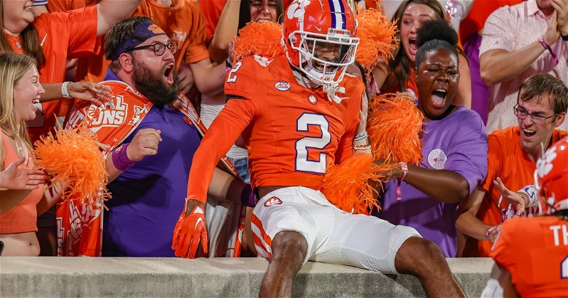 Clemson CB Nate Wiggins is off to the NFL now.