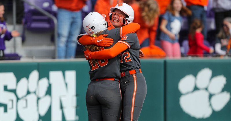 Valerie Cagle went 4-for-4 at the plate with a home run and two RBIs. (Clemson athletics photo)