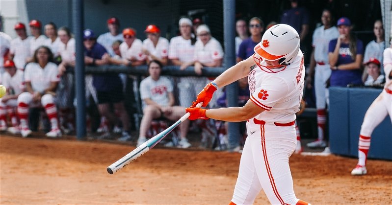 The TIgers broke through for five runs in the fourth inning to pull away over Kansas City. (Clemson athletics photo)