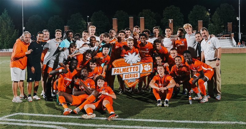 Clemson men's soccer has won 10 in a row and 12 of the last 14 over South Carolina (Clemson athletics photo).