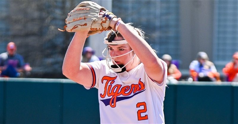 Brooke McCubbin started and threw four scoreless innings in the win. (Clemson athletics photo)