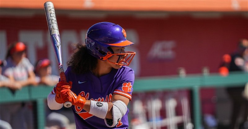 Clemson started 2-0 in ACC play with a doubleheader sweep of Syracuse at home on Saturday (Clemson athletics photo).