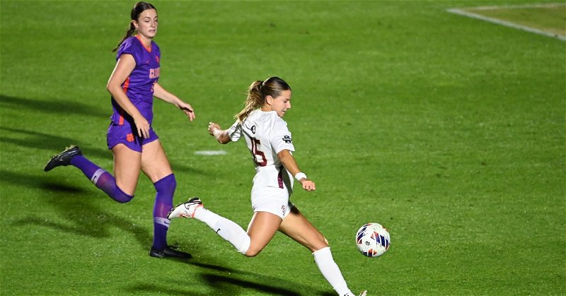 FSU's Zipay had the ball fall right for her to lace a shot past Clemson's Halle Mackiewicz for the Seminoles' first goal. (Photo: Bob Donnan / USATODAY)