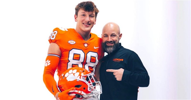 4-star tight end Christian Bentancur leads Clemson's class currently ahead of a big recruiting weekend to come in early June.