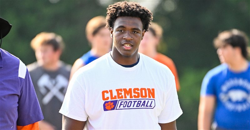 Christian Garrett picked up a Clemson offer in camp last year and will visit again in late May, with a July commitment decision on deck.