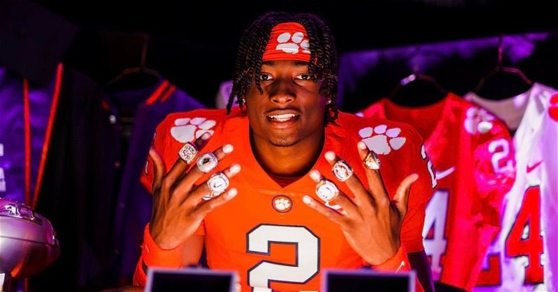 Tallahassee native Ashton Hampton was in Clemson for an official visit in June and will make his commitment call on July 15.