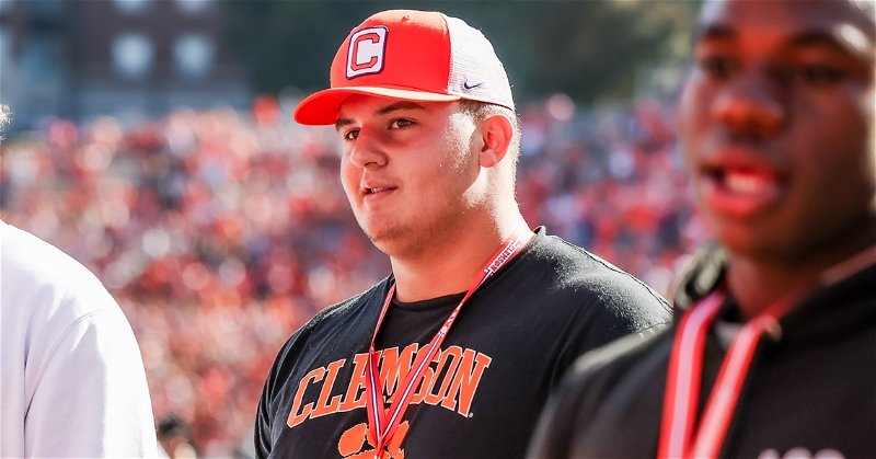 Ronan O'Connell was Clemson's first O-line pledge.