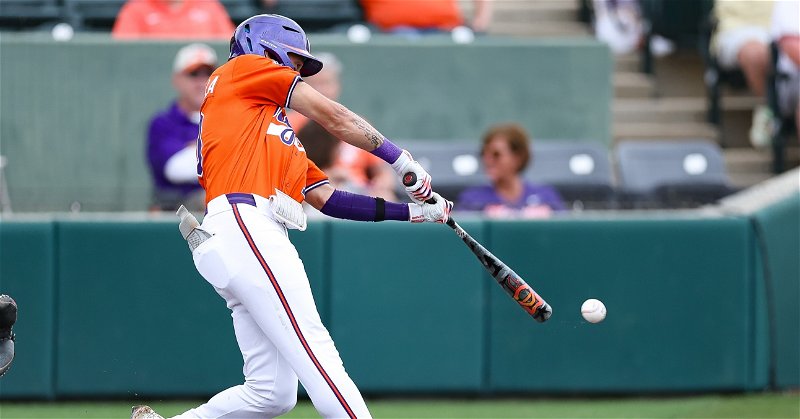 Cam Cannarella and the Tigers rank fourth in the ACC in home runs.