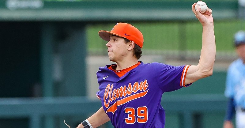 Ethan Darden is one of the scheduled Clemson starting pitchers in the Saturday doubleheader that starts at 1 p.m. 