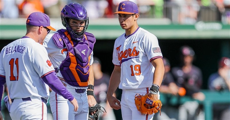 Aidan Knaak leads Clemson's rotation statistically and takes the mound on Sunday in Winston-Salem.