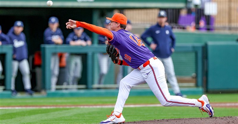 Tristan Smith is among the ACC's leaders in strikeouts and opposing batting average on a Clemson team that's ranked No. 9 by Baseball America.