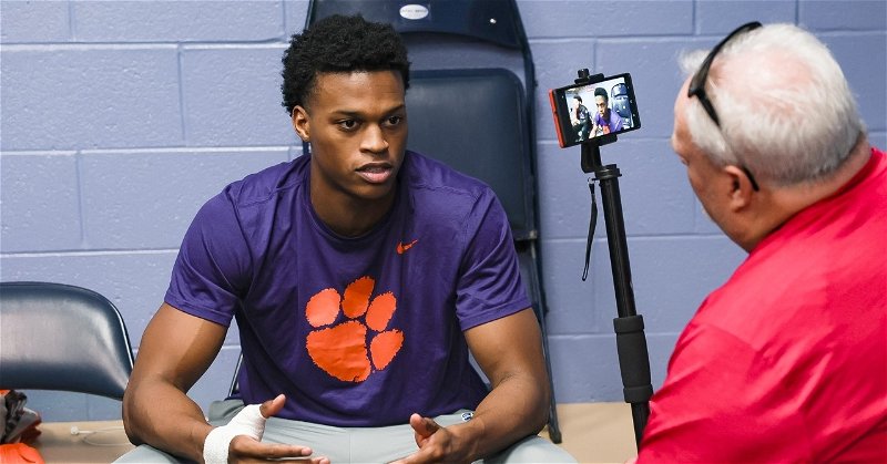 RJ Godfrey and the Tigers hit a wide range of subjects ahead of Sunday's game with 3-seed Baylor. 