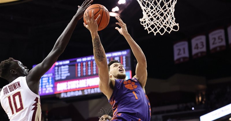 Chase Hunter led Clemson with 14 points in the win over FSU in Tallahassee. 