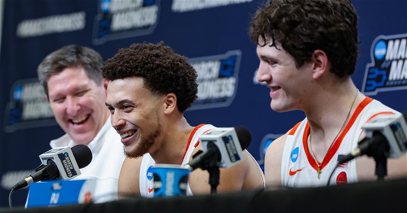 Clemson was all smiles on Friday and sits a game away from the Sweet 16 and a trip to LA.