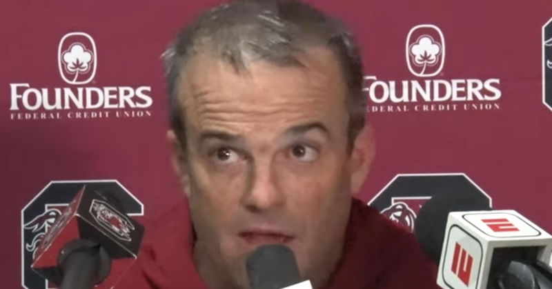 WATCH: Shane Beamer reacts to rivalry win over Clemson