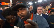 Syracuse head coach to Dabo Swinney: "Congrats. I got you in, baby!"