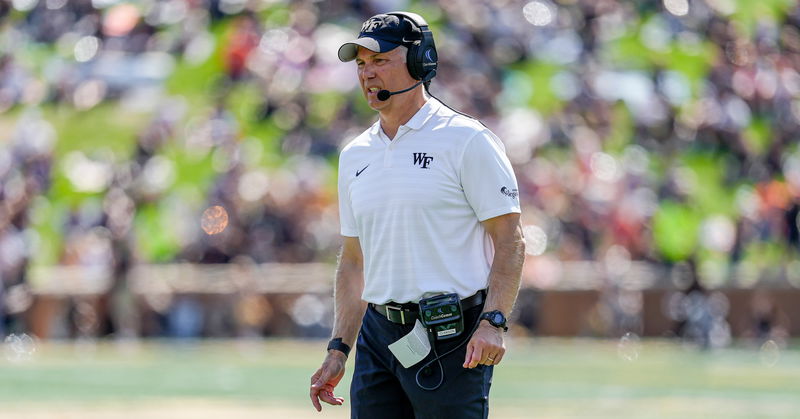 Dave Clawson is done at Wake Forest after 11 seasons. (Photo: Jim Dedmon / USATODAY)