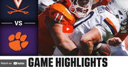 WATCH: Virginia vs Clemson highlights