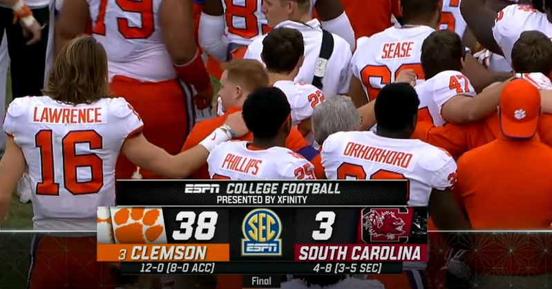 WATCH: Clemson's 38-3 win over South Carolina: Todd Ellis Edition