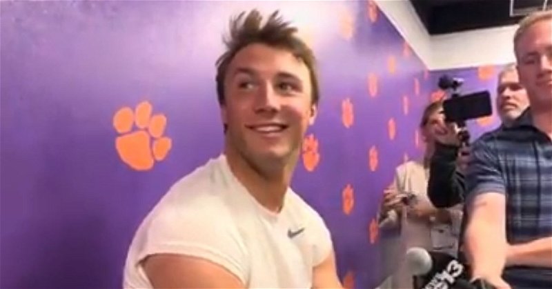 WATCH: Clemson players after Orange & White game