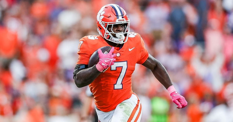 Phil Mafah looks to help up the big plays for the Clemson offense this season.