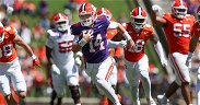 Clemson Spring Game Quick Observations: Pearman leads both offenses to points