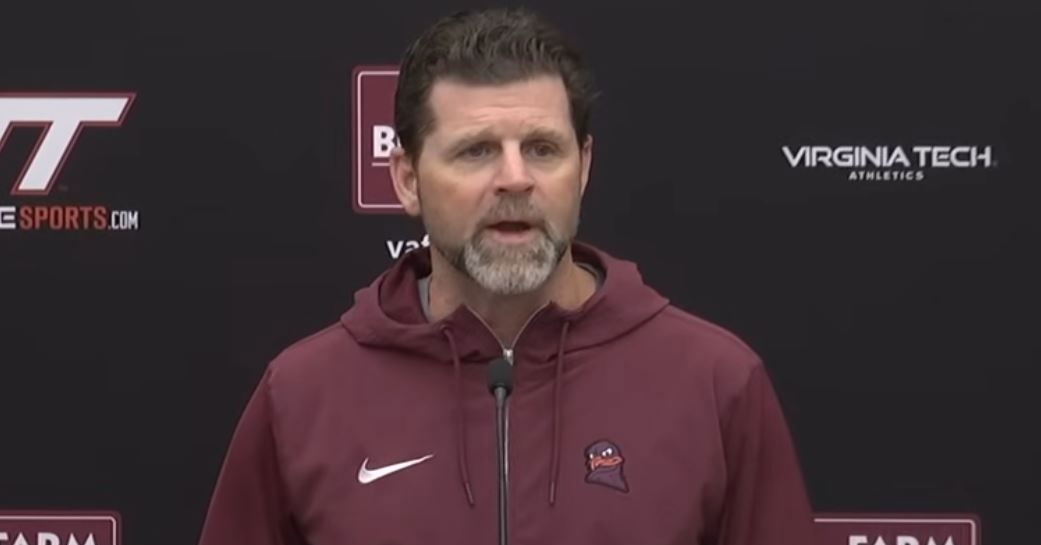 WATCH: Virginia Tech head coach reacts to loss against Clemson