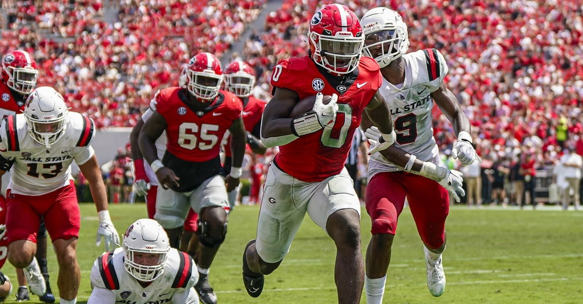 Georgia running back Roderick Robinson out against Clemson | TigerNet