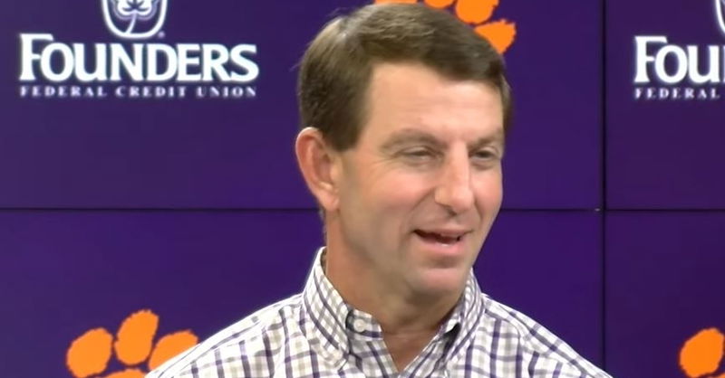 WATCH: Dabo Swinney previews SMU, talks bounceback from rivalry loss