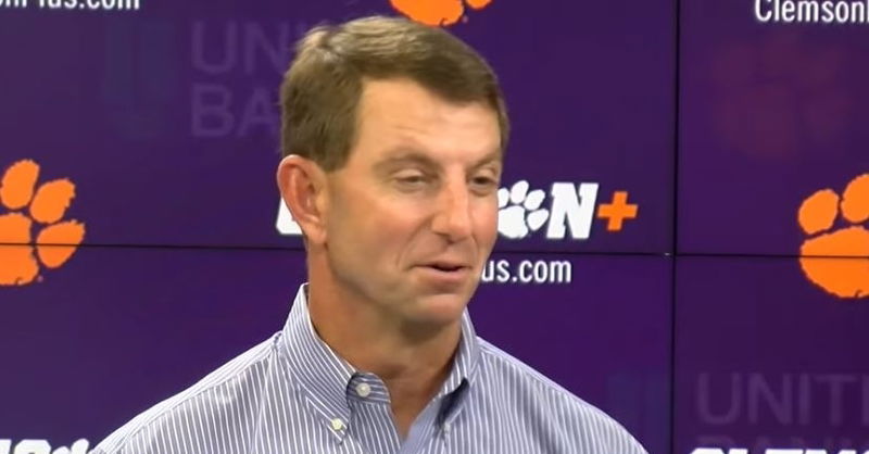 WATCH: Dabo Swinney reviews failure vs. Louisville, previews Clemson-VT