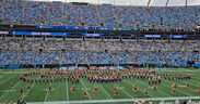 WATCH: Clemson's Tiger Band plays at halftime of Panthers-Chargers game