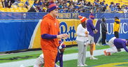 Clemson standout LB in street clothes in pregame against Pitt