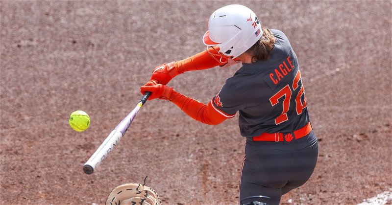 Valerie Cagle and the Clemson softball begin ACC play with a doubleheader on Saturday.