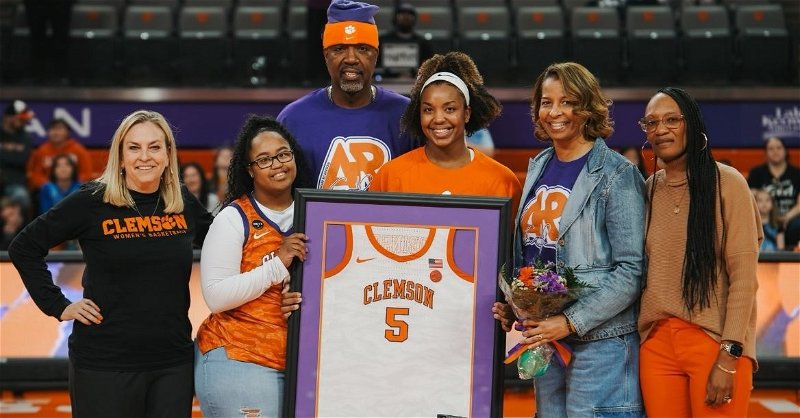 Amari Robinson was one of four players that were honored on Senior Day